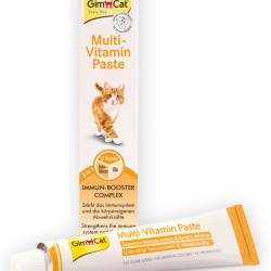 GimCat Multi-Vitamin Paste, Healthy Cat Snack Activates, Defence and Strengthens the Immune System, 1 Tube GimCat Multi-Vitamin Paste, Healthy Cat Snack Activates, Defence and Strengthens the Immune System, 1 Tube