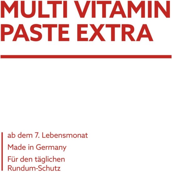 GimCat multi-vitamin paste extra nutrient rich cat snack with cell-protect complex for healthy cell protection, contains Beta-Glucan and fish oil, 1 tube GimCat multi-vitamin paste extra nutrient rich cat snack with cell-protect complex for healthy cell protection, contains Beta-Glucan and fish oil, 1 tube
