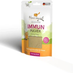 I Love My Cat Dietary Supplement for Cats with Carefully Matched Composition, Formulated by Veterinarians, No Artificial Additives, Immune Powder, 80 g I Love My Cat Dietary Supplement for Cats with Carefully Matched Composition, Formulated by Veterinarians, No Artificial Additives, Immune Powder, 80 g