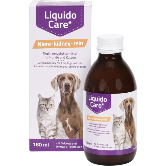 Kidney for Cats and Dogs, Nutrient Supply for Kidney Function Disorders, Supplementary Feed Liquid, 180 ml Kidney for Cats and Dogs, Nutrient Supply for Kidney Function Disorders, Supplementary Feed Liquid, 180 ml