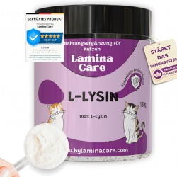 Lamina Care - Lysine cat to strengthen the immune system, natural L lysine cat, a remedy against cat runny nose, lysine powder with pleasant taste that can be easily integrated into the food Lamina Care - Lysine cat to strengthen the immune system, natural L lysine cat, a remedy against cat runny nose, lysine powder with pleasant taste that can be easily integrated into the food