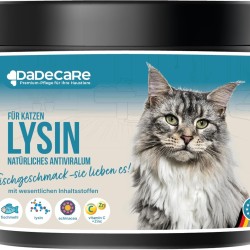 Lysine - 300g L-Lysine Powder - Fish Flavour - Strengthens the Immune System, Prevention of Herpes Felino - Suitable for Young and Older Cats Lysine - 300g L-Lysine Powder - Fish Flavour - Strengthens the Immune System, Prevention of Herpes Felino - Suitable for Young and Older Cats