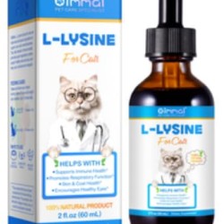 Lysine Cat - L-lysine Cat Drops for Immune System, Respiratory Tract | L Lysine Cats Relieves Allergies and Sneezing | L-lysine Cats Vitamins and Dietary Supplement - Gluten Free & Chemical Free 60 ml Lysine Cat - L-lysine Cat Drops for Immune System, Respiratory Tract | L Lysine Cats Relieves Allergies and Sneezing | L-lysine Cats Vitamins and Dietary Supplement - Gluten Free & Chemical Free 60 ml