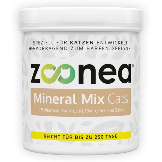 Mineral Mix Cats 250g - Mineral & Vitamin Supply for Cats | Perfectly Matched Vitamins & Minerals for up to 250 Days Mineral Mix Cats 250g - Mineral & Vitamin Supply for Cats | Perfectly Matched Vitamins & Minerals for up to 250 Days