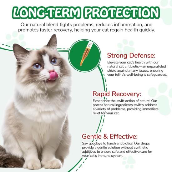 Natürliche Antibiotika für Katzen, Katzen Antibiotika für Infektion, Katzen-Antibiotikum Unterstützt Immunsystem & Katze Allergie Relief, Juckreiz Linderung für Katzen, Katze Antibiotika für UTI Natürliche Antibiotika für Katzen, Katzen Antibiotika für Infektion, Katzen-Antibiotikum Unterstützt Immunsystem & Katze Allergie Relief, Juckreiz Linderung für Katzen, Katze Antibiotika für UTI