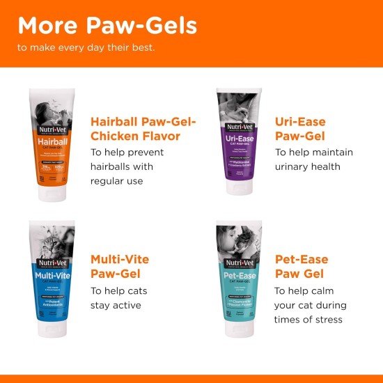 Nutri-Vet Multi-Vite Paw-Gel for Cats, 3-Ounce Nutri-Vet Multi-Vite Paw-Gel for Cats, 3-Ounce