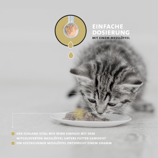 Peticare Diet Slim Vital Powder for Cats, Supports Weight Loss Process and Weight Control, Reduces Overweight & Strengthens Saturation, Natural Supplementary Food, PetCat Health 3606 Peticare Diet Slim Vital Powder for Cats, Supports Weight Loss Process and Weight Control, Reduces Overweight & Strengthens Saturation, Natural Supplementary Food, PetCat Health 3606