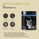 Senior Aktiv Vital Mix Powder for Old Cats, Natural Supplement Food with Green-Lipped Mussel, MSM, Curcuma, Promotes Immune System & Deficiency Symptoms, petCat Health 3603 Senior Aktiv Vital Mix Powder for Old Cats, Natural Supplement Food with Green-Lipped Mussel, MSM, Curcuma, Promotes Immune System & Deficiency Symptoms, petCat Health 3603