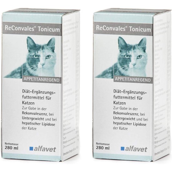 alfavet ReConvales Tonic Cat Diet Supplementary Feed Double Pack 2 x 280 ml alfavet ReConvales Tonic Cat Diet Supplementary Feed Double Pack 2 x 280 ml