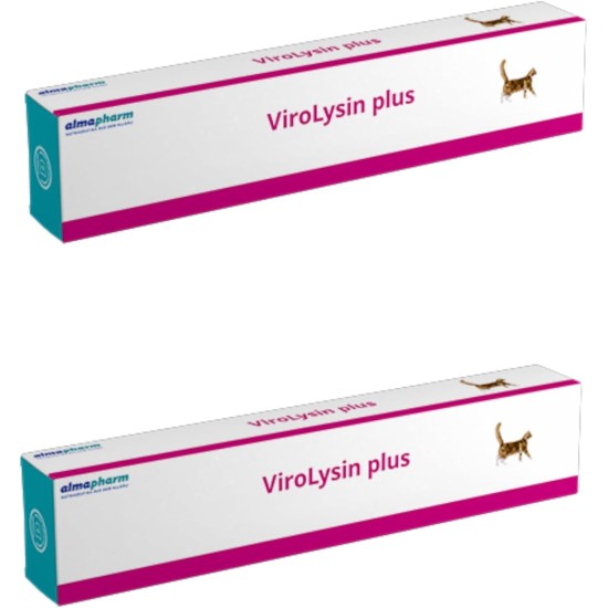 almapharm ViroLysin Plus | Double Pack | 2 x 30 g | Supplementary Feed for Cats | Paste for Entering into the Mouth | Vital Substances almapharm ViroLysin Plus | Double Pack | 2 x 30 g | Supplementary Feed for Cats | Paste for Entering into the Mouth | Vital Substances