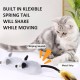 2 Pieces Magic Mouse Cat, Cat Toy, Remote Controlled, Cat Toy Mouse, Electric Real Hunting Adventure for Hours of Fun, Electric Mouse for Cats Cat Favourite 2 Pieces Magic Mouse Cat, Cat Toy, Remote Controlled, Cat Toy Mouse, Electric Real Hunting Adventure for Hours of Fun, Electric Mouse for Cats Cat Favourite