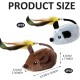 2 Pieces Magic Mouse Cat, Cat Toy, Remote Controlled, Cat Toy Mouse, Electric Real Hunting Adventure for Hours of Fun, Electric Mouse for Cats Cat Favourite 2 Pieces Magic Mouse Cat, Cat Toy, Remote Controlled, Cat Toy Mouse, Electric Real Hunting Adventure for Hours of Fun, Electric Mouse for Cats Cat Favourite