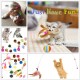 25 Pieces Cat Toy Set, Kitten Mouse Toy Set, Cat Toy Ball with Feather, Cat Toy Variety Cat Toy Pack 25 Pieces Cat Toy Set, Kitten Mouse Toy Set, Cat Toy Ball with Feather, Cat Toy Variety Cat Toy Pack