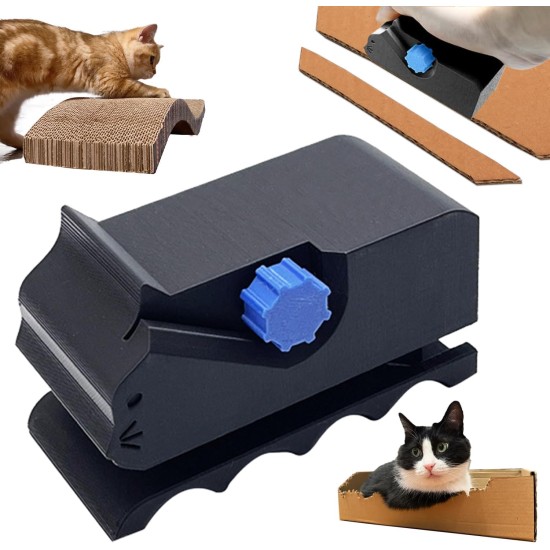 3D Printed Cardboard Cutter, Cat Scratching Cardboard Cutter, DIY Cat Scratcher Cardboard Cutter Tool, Cat Scratcher Cutting Machine Paper, Printed Cardboard Cutter, for Cat Lovers 3D Printed Cardboard Cutter, Cat Scratching Cardboard Cutter, DIY Cat Scratcher Cardboard Cutter Tool, Cat Scratcher Cutting Machine Paper, Printed Cardboard Cutter, for Cat Lovers