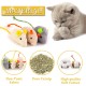 6 Pieces Cat Toy, Real Fur Toy Mouse, Fur Mouse Toy, Catnip Mouse for Cats Kitty 6 Pieces Cat Toy, Real Fur Toy Mouse, Fur Mouse Toy, Catnip Mouse for Cats Kitty