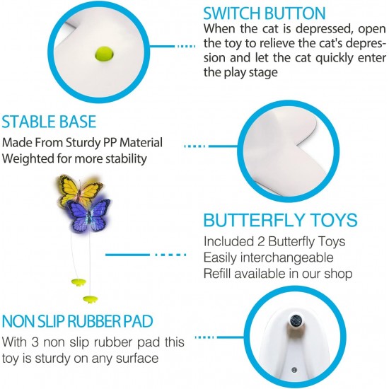 AFP Interactive Butterfly Cat Toy AFP Interactive Butterfly Cat Toy