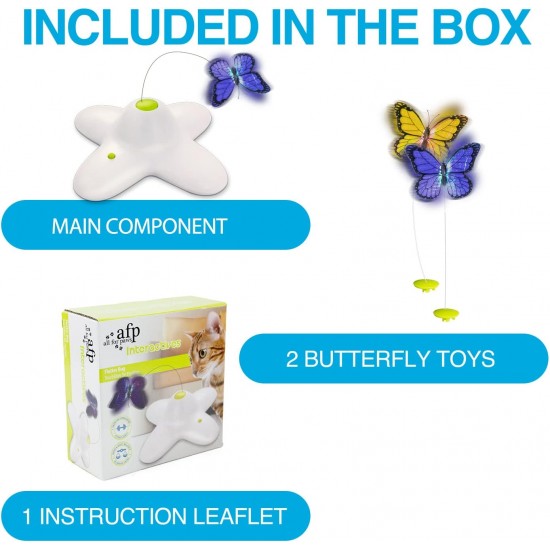 AFP Interactive Butterfly Cat Toy AFP Interactive Butterfly Cat Toy