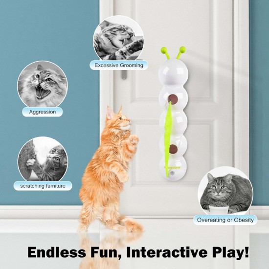 ALL FOR PAWS Interactive Cat Flutter Bug Refil, Pack of 6 ALL FOR PAWS Interactive Cat Flutter Bug Refil, Pack of 6