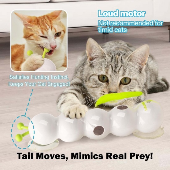 ALL FOR PAWS Interactive Cat Flutter Bug Refil, Pack of 6 ALL FOR PAWS Interactive Cat Flutter Bug Refil, Pack of 6