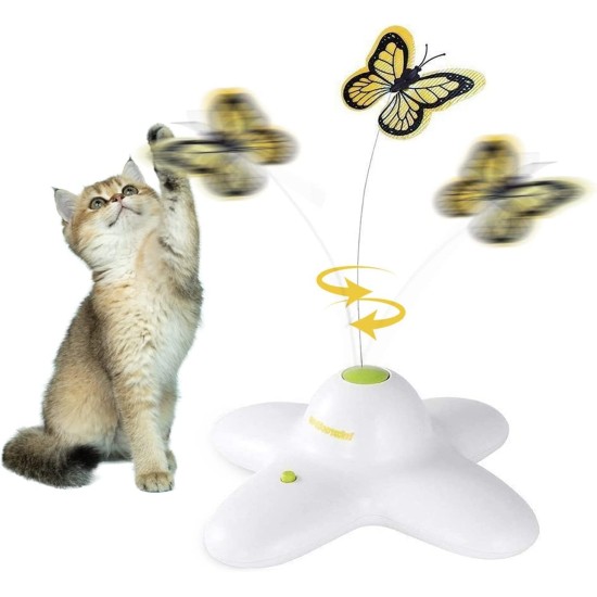 ALL FOR PAWS Interactive Cat Flutter Bug Refil, Pack of 6 ALL FOR PAWS Interactive Cat Flutter Bug Refil, Pack of 6
