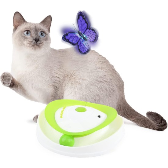 ALL FOR PAWS Interactive Cat Flutter Bug Refil, Pack of 6 ALL FOR PAWS Interactive Cat Flutter Bug Refil, Pack of 6