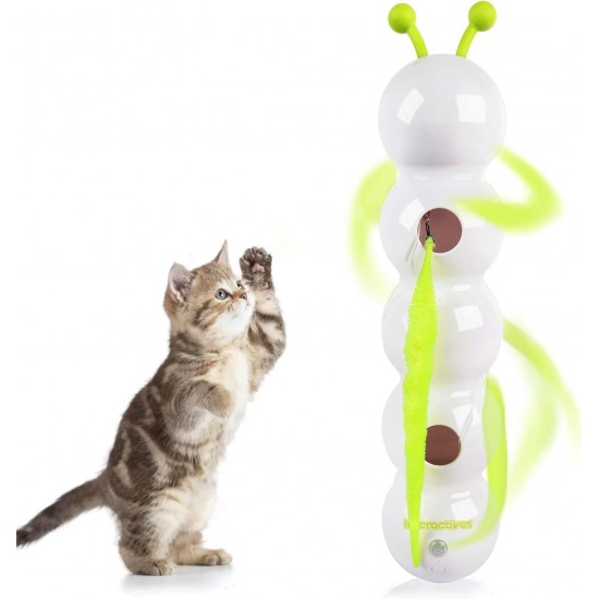 ALL FOR PAWS Interactive Cat Flutter Bug Refil, Pack of 6 ALL FOR PAWS Interactive Cat Flutter Bug Refil, Pack of 6