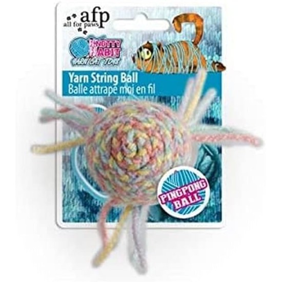ALL FOR PAWS Knotty Habit 2lb Cat Thread Ball ALL FOR PAWS Knotty Habit 2lb Cat Thread Ball