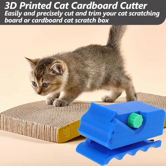 ARTGUTS Cardboard Cutter for Cat Scratchers, Cat Scratching Board Cutter, 3D Printed Cardboard Cutter, Tool Cutter Made of Cardboard, for Handmade Cat Beds and Cardboard Strips (Black) ARTGUTS Cardboard Cutter for Cat Scratchers, Cat Scratching Board Cutter, 3D Printed Cardboard Cutter, Tool Cutter Made of Cardboard, for Handmade Cat Beds and Cardboard Strips (Black)