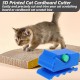 ARTGUTS Cardboard Cutter for Cat Scratchers, Cat Scratching Board Cutter, 3D Printed Cardboard Cutter, Tool Cutter Made of Cardboard, for Handmade Cat Beds and Cardboard Strips (Black) ARTGUTS Cardboard Cutter for Cat Scratchers, Cat Scratching Board Cutter, 3D Printed Cardboard Cutter, Tool Cutter Made of Cardboard, for Handmade Cat Beds and Cardboard Strips (Black)