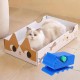 ARTGUTS Cardboard Cutter for Cat Scratchers, Cat Scratching Board Cutter, 3D Printed Cardboard Cutter, Tool Cutter Made of Cardboard, for Handmade Cat Beds and Cardboard Strips (Black) ARTGUTS Cardboard Cutter for Cat Scratchers, Cat Scratching Board Cutter, 3D Printed Cardboard Cutter, Tool Cutter Made of Cardboard, for Handmade Cat Beds and Cardboard Strips (Black)