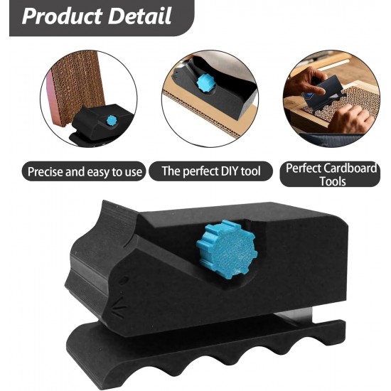 ARTGUTS Cardboard Cutter for Cat Scratchers, Cat Scratching Board Cutter, 3D Printed Cardboard Cutter, Tool Cutter Made of Cardboard, for Handmade Cat Beds and Cardboard Strips (Black) ARTGUTS Cardboard Cutter for Cat Scratchers, Cat Scratching Board Cutter, 3D Printed Cardboard Cutter, Tool Cutter Made of Cardboard, for Handmade Cat Beds and Cardboard Strips (Black)
