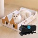 ARTGUTS Cardboard Cutter for Cat Scratchers, Cat Scratching Board Cutter, 3D Printed Cardboard Cutter, Tool Cutter Made of Cardboard, for Handmade Cat Beds and Cardboard Strips (Black) ARTGUTS Cardboard Cutter for Cat Scratchers, Cat Scratching Board Cutter, 3D Printed Cardboard Cutter, Tool Cutter Made of Cardboard, for Handmade Cat Beds and Cardboard Strips (Black)