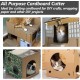ARTGUTS Cardboard Cutter for Cat Scratchers, Cat Scratching Board Cutter, 3D Printed Cardboard Cutter, Tool Cutter Made of Cardboard, for Handmade Cat Beds and Cardboard Strips (Black) ARTGUTS Cardboard Cutter for Cat Scratchers, Cat Scratching Board Cutter, 3D Printed Cardboard Cutter, Tool Cutter Made of Cardboard, for Handmade Cat Beds and Cardboard Strips (Black)
