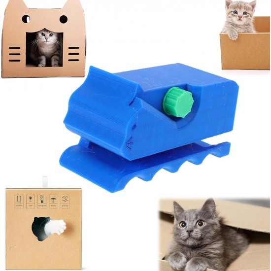 ARTGUTS Cardboard Cutter for Cat Scratchers, Cat Scratching Board Cutter, 3D Printed Cardboard Cutter, Tool Cutter Made of Cardboard, for Handmade Cat Beds and Cardboard Strips (Black) ARTGUTS Cardboard Cutter for Cat Scratchers, Cat Scratching Board Cutter, 3D Printed Cardboard Cutter, Tool Cutter Made of Cardboard, for Handmade Cat Beds and Cardboard Strips (Black)
