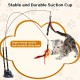AiQInu Pack of 4 Interactive Cat Toy, Suction Cup, 1 Cat Fishing Rod with 2 Bells Birds, Intelligence Toy for Cats, Wand AiQInu Pack of 4 Interactive Cat Toy, Suction Cup, 1 Cat Fishing Rod with 2 Bells Birds, Intelligence Toy for Cats, Wand