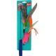 Aimé Kawaii Retractable Cat Toy Fishing Rod - Cat Game - Colorful, Crisp and Fun - Stimulates Movement and Noise - with Interchangeable Lures and Telescopic Handle Aimé Kawaii Retractable Cat Toy Fishing Rod - Cat Game - Colorful, Crisp and Fun - Stimulates Movement and Noise - with Interchangeable Lures and Telescopic Handle