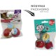 Aime Burlap Balls Cat Toy - Pack of 3 Aime Burlap Balls Cat Toy - Pack of 3