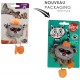 Aime Cat Toy Interactive Playful Sound Level Built-in Cat Toy Leopard Head 8cm Aime Cat Toy Interactive Playful Sound Level Built-in Cat Toy Leopard Head 8cm