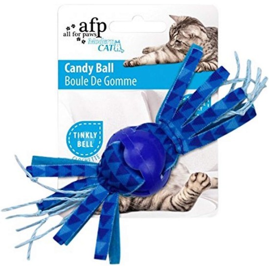 All For Paws Candy Ball Cat Toy 17cm Asst All For Paws Candy Ball Cat Toy 17cm Asst