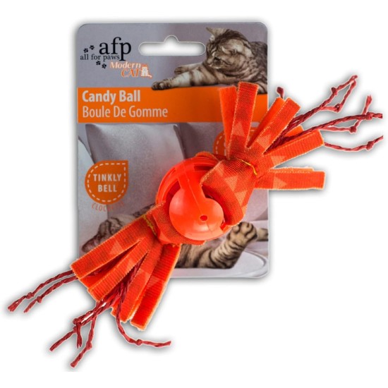 All For Paws Candy Ball Cat Toy 17cm Asst All For Paws Candy Ball Cat Toy 17cm Asst