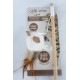 All For Paws Lamb Flying Mouse Wand Toy
