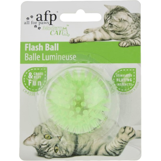 All For Paws Modern Cat Flash Ball Cat Toy (Assorted Colours) All For Paws Modern Cat Flash Ball Cat Toy (Assorted Colours)
