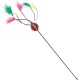 Arquivet Stick with Colourful Feathers and Ball 65 cm for Cats - Toys and Cat Accessories - Entertainment for Pets - Attract Your Cat's Attention Arquivet Stick with Colourful Feathers and Ball 65 cm for Cats - Toys and Cat Accessories - Entertainment for Pets - Attract Your Cat's Attention