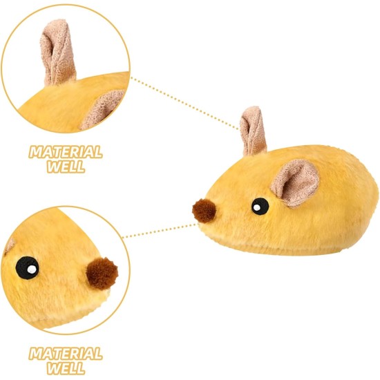 Ayizhiniu Magic Mouse Cat, Cat Toy Mouse, Interactive Toy for Cats, Cat Toy Mouse with Feather Tail, Applies to Cats Playing Toy Mouse Ayizhiniu Magic Mouse Cat, Cat Toy Mouse, Interactive Toy for Cats, Cat Toy Mouse with Feather Tail, Applies to Cats Playing Toy Mouse
