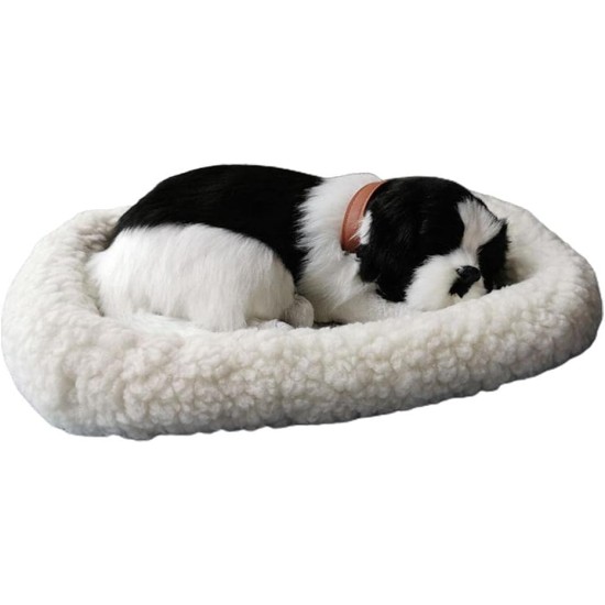 Bagima Sleeping Cat Toy, Breathing Cat, Stuffed Animal Doll with Mat, Plush Toys for Children, Home Decoration, Soft Mat, Bed and Simulated Sound (3) Bagima Sleeping Cat Toy, Breathing Cat, Stuffed Animal Doll with Mat, Plush Toys for Children, Home Decoration, Soft Mat, Bed and Simulated Sound (3)