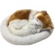 Bagima Sleeping Cat Toy, Breathing Cat, Stuffed Animal Doll with Mat, Plush Toys for Children, Home Decoration, Soft Mat, Bed and Simulated Sound (3) Bagima Sleeping Cat Toy, Breathing Cat, Stuffed Animal Doll with Mat, Plush Toys for Children, Home Decoration, Soft Mat, Bed and Simulated Sound (3)