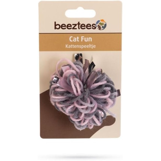 Beeztees K&Bz 7 x 7 cm Mendel Golf Ball Cat Toy, Multi-Colour Beeztees K&Bz 7 x 7 cm Mendel Golf Ball Cat Toy, Multi-Colour
