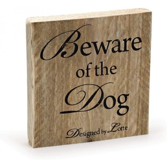 Beeztees K&Bz Dbl Wood Beware of the Dog 19.5 x 19.5 cm 420 g Beeztees K&Bz Dbl Wood Beware of the Dog 19.5 x 19.5 cm 420 g