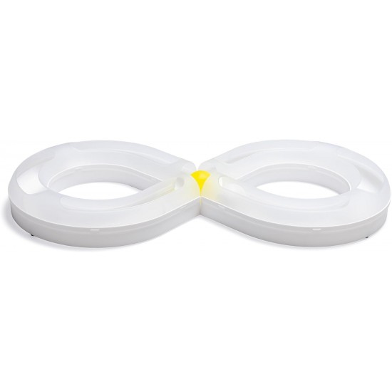 Beeztees Kitten Agty Play Rail - Cat Toy - Plastic - White Beeztees Kitten Agty Play Rail - Cat Toy - Plastic - White