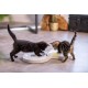 Beeztees Kitten Agty Play Rail - Cat Toy - Plastic - White Beeztees Kitten Agty Play Rail - Cat Toy - Plastic - White